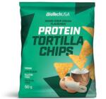 BioTechUSA - PROTEIN TORTILLA CHIPS - HAGYMÁS TEJFÖLÖS - 50 G
