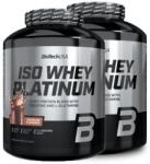 BioTechUSA - ISO WHEY PLATINUM - TEJSAVÓFEHÉRJE IZOLÁTUM - 2 X 1816 G