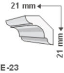 LEDvonal Marbet E-23 , Beltéri díszléc , 2 m/db (462)