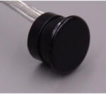 LEDISSIMO Ajtónyitó szenzor , 12 Volt , 3A , infra érzékelő , kerek , bútorlapba süllyeszthető , fekete (406945)