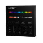 MiBOXER / Mi-Light Vezeték nélküli , elemes, fali , érintős , vezérlőpult, RGB + CCT , 4 zónás , fekete , Miboxer (Mi-Light) , B4-B (B4-B)