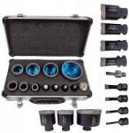 Stoner S12202 Gyémánt Lyukfúró Készlet, Glazúrhoz, Csempe Vágásához, 11 Db, Adapter, Stoner (S12202)