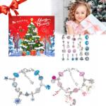  24 Darabos Adventi Naptár Karkötő Ékszer Charmok Gyerekeknek Diy (4048009941302)