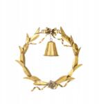 Domdekoracji Arany fém ajtódísz, retro, csengővel, 38×38×10cm (167563)