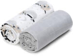 T-tomi prémium textil fürdőlepedő 90x100cm, 2db, Lajhár
