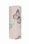 T-tomi prémium minőségű bambusz fürdőlepedő 120x120cm, lepkék