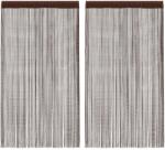 vidaXL 2 db barna zsinórfüggöny 140 x 250 cm (132411)
