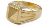 Ékszershop Szögletes sárga arany pecsétgyűrű (1325492)