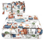  Baby Shop 3 részes ágynemű garnitúra - Állatok a vonaton