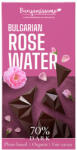 Bio Benjamin bio vegán fekete csokoládé bolgár rózsavízzel 60 g