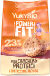Yukybio bio powerfit mini kréker fehérjével, vöröslencsével 150 g