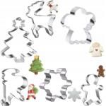 Altom Design Karácsonyi süteménykiszúrók, mézeskalács formák, 6 darabos készlet (Wykrawacze ŚWIĄTECZNE ciastek ciasteczek)
