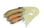 FOX RAGE slick eel loaded "21cm/8.2"" size 2 - uv red wake (NRR083) - nextfish
