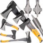 Powermat Fejsze Készlet, 3 db, 600g, 1000g és 2000g, 36cm és 85cm (Powermat PM-SKC-Z3M / PM0972)