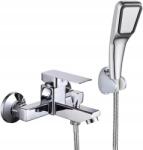 Reihe Kádtöltő Csaptelep, fali, zuhanyzó, kézi zuhany, króm, kerámia (BATERIA WANNOWA PRYSZNICOWA)