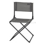 TRIGANO JARDIN Cocoon összecsukható háttámlás kisszék, szürke (C22521)