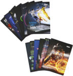 Connect Füzet A5, 40lap, kockás 80g. Connect Matt + UV lakk borító, (405281) - officefirst