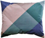  Pamut Kispárna huzat / Kék - Zöld - Szürke Kockás - 40 x 50 cm