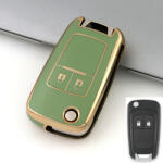  Chevrolet 2 gombos bicskakulcs TPU tok zöld arany (TOP031AZO)