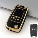  Vauxhall 2 gombos bicskakulcs TPU tok fekete arany (TOP031AFK)