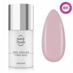 Naní ojă semipermanentă Fiber Base 5 ml - Rose Dust