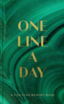 Abrams & Chronicle Books Malachite Green One Line a Day : A Five-Year Memory Book | Chronicle Books, Chronicle