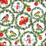 Ambiente Pine branches rings papírszalvéta 33x33cm, 20db-os