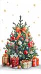 Ambiente Decorated Christmas tree papírszalvéta 33x40cm, 15db-os
