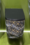  Vas WC suspendat , Rimless, finisaj albastru-negru cu accente aurii 53 x 36 x 36 cm - T3214EBG3 (C1461)