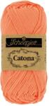 Scheepjes Catona 410 Rich Coral - korall színű pamut fonal - 50gramm