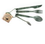 KUPILKA Cutlery Evőeszköz - green/green