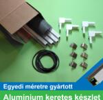 Szúnyogháló Áruház Méretre gyártott alumínium keretes szúnyogháló " szereld magad " készlet, fehér, 2, 0 m2 -ig