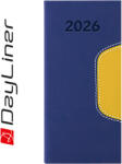 Dayliner Memphis, fekvő zsebnaptár, Kék-Sárga
