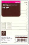 FILOFAX Tennivalók lista Pocket Krém
