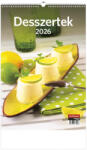 TopTimer Desszertek, képes falinaptár 2026