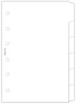 FILOFAX Elválasztó lapok Bianco 6 regiszter Pocket Fehér