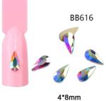  Strassz formakő, AB színjátszó, csepp 20 db