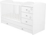 TIMBA Félix Kombinált 3 fiókos gyermekágy Fehér