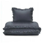 Maya Moo Pamut ágyneműhuzat 90x120cm fodros - Grafit