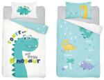 Maya Moo Gyerek pamut ágyneműhuzat 90x120cm - Hello Dino! Türkiz