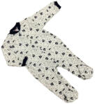 Bomer Pamut Ujjas Rugdalózó - Fehér/Kék Hajós 56