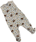 Wikids ujjatlan cipzáros pamut rugi - Fehér Barna Zöld Mosómaci 62-es