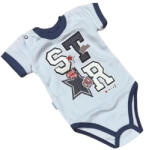 Mrofi Rövid ujjú Body - Kék "Star" - 74