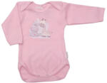 Babastar Hosszú Ujjú pamut body - Best Friends - Rózsaszín - 50