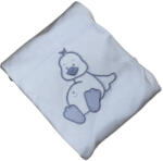 Vaganza Hímzett 2 Rétegű Pamut Takaró 70x90 cm - Kék Kacsa