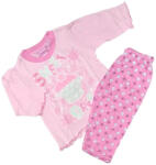 Jam Jam Hosszú Ujjú Pamut Pizsama 12-18 hónapos korig - Rózsaszín Muffin - Kiárusítás
