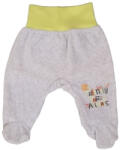 EEVI Plüss bébi nadrág - Bézs / Sárga passzéval - "My Friendly. . . " 74