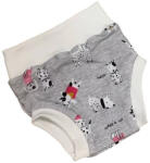 Wikids pamut pelus nadrág - Szürke Kutyás - 56