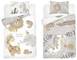 Maya Moo Gyerek Bambusz ágyneműhuzat 90x120cm - Állatkert bézs