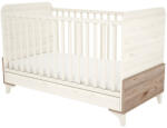 TIMBA Klóe 70x140-es átalakítható kiságy - Krém/Fűz